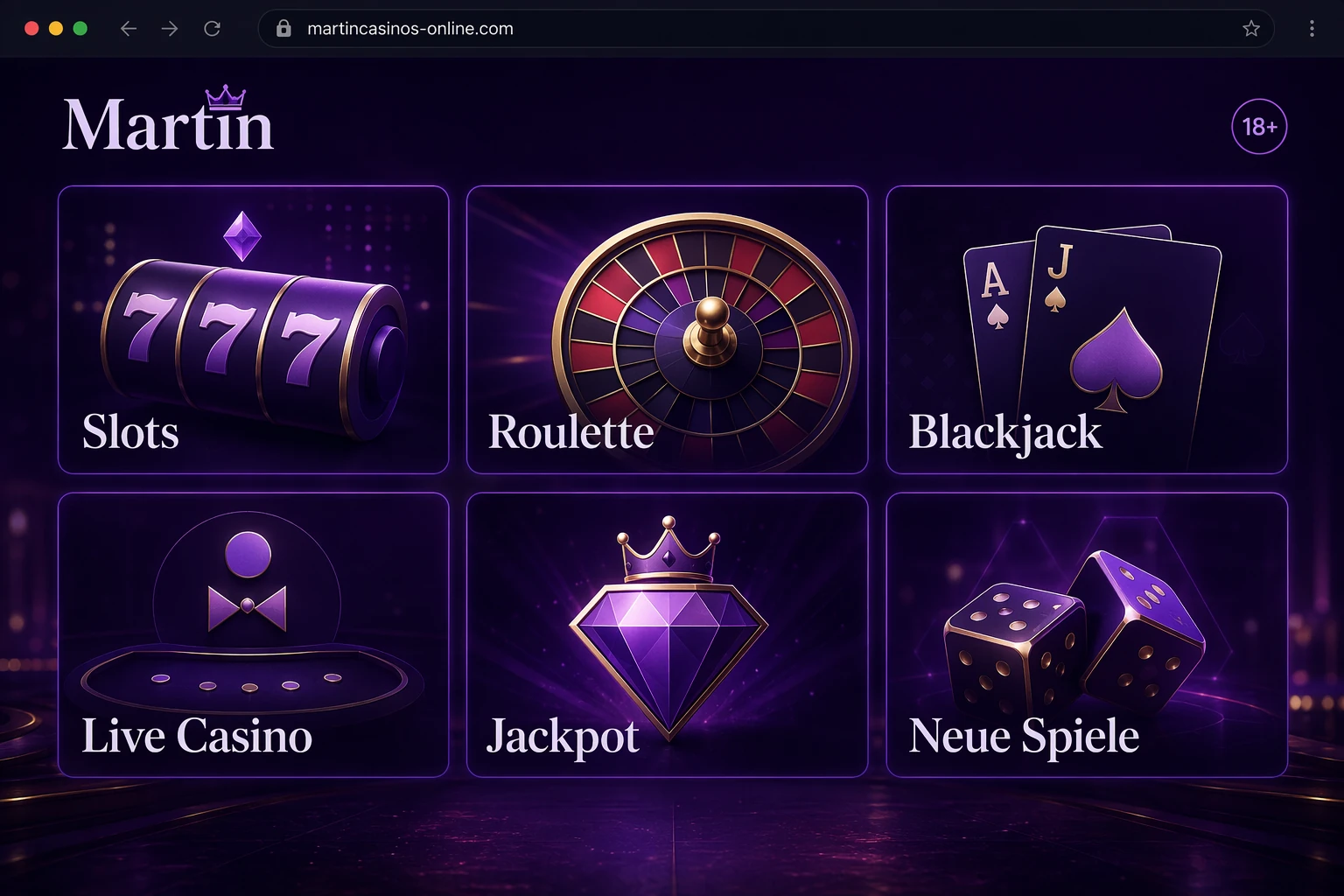 Spiele bei Martin Casino