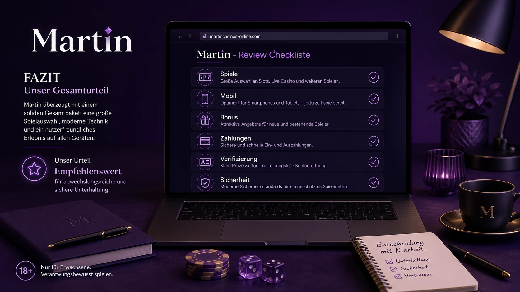 Fazit zum Martin Casino Review